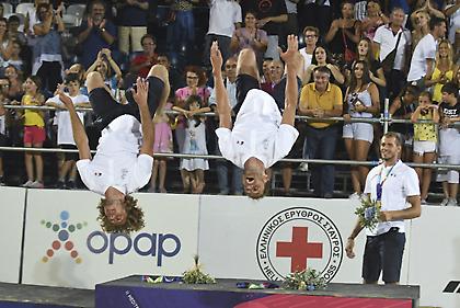 Beach Volleyball Ανδρών: Το ανάποδο σάλτο στο βάθρο