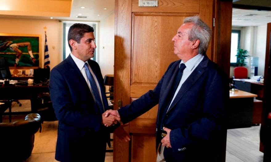 «Τα είπαν» για βία και ασφάλεια στα γήπεδα Αυγενάκης και Ασλανίδης