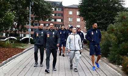 Πρωινή βόλτα της Εθνικής στο Τάμπερε (pics)