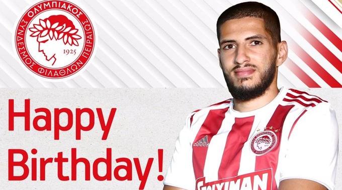 «Χρόνια πολλά» του Ολυμπιακού σε Μπενζιά