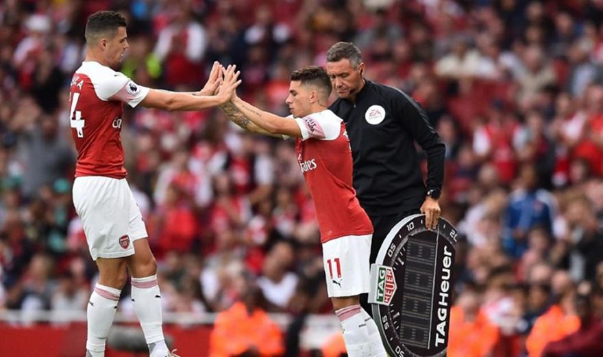 Επέστρεψαν τραυματίες στην Άρσεναλ οι Τζάκα και Τορέιρα