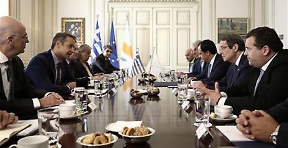 Κοινοί χειρισμοί Μητσοτάκη – Αναστασιάδη για τις προκλήσεις της Άγκυρας