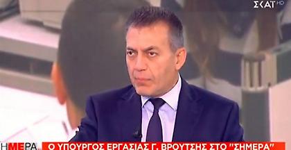 Βρούτσης: «Τομές η αύξηση 12% στην υπερωριακή εργασία και η μείωση εισφορών»