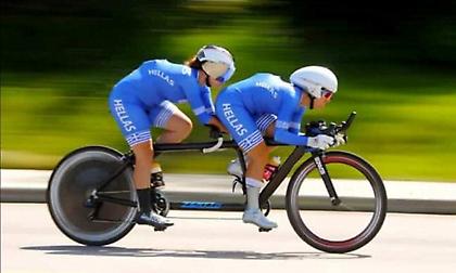 «Άγγιξαν» το βάθρο Καλατζή/Μηλάκη στο Παγκόσμιο Πρωτάθλημα ποδηλασίας δρόμου