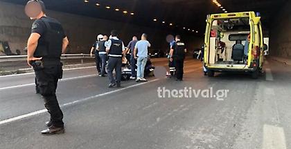 Θεσσαλονίκη: Αυτοκτόνησε πέφτοντας από γέφυρα και τραυμάτισε μοτοσικλετιστή