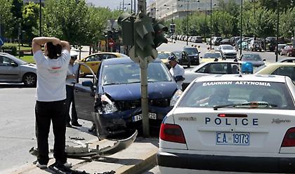 Μεγάλο μποτιλιάρισμα στο ανοδικό ρεύμα της λεωφόρου Κηφισού λόγω τροχαίου