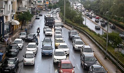 Κυκλοφοριακό χάος στην Αθήνα λόγω απεργίας