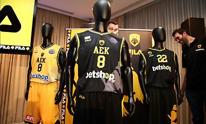 Οι νέες φανέλες της μπασκετικής ΑΕΚ (pics/video)