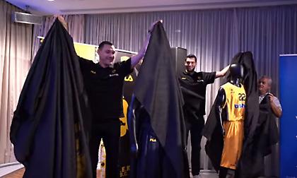 Τα αποκαλυπτήρια της φανέλας της ΑΕΚ (video)