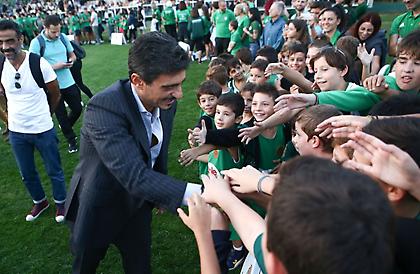 Συγκίνηση στον αγιασμό Ερασιτέχνη και ΚΑΕ Παναθηναϊκός στη Λεωφόρο (pics)