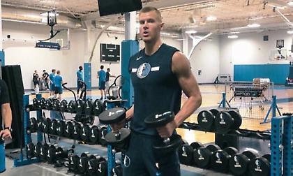 Πορζίνγκις: Έβαλε οκτώ κιλά μυς! (pic)