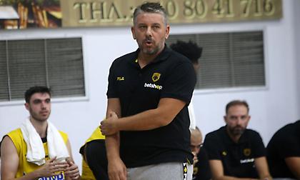 Παπαθεοδώρου: «Θα δώσουμε το 100%, δεν έχουμε φτάσει ακόμα στο επιθυμητό στάδιο»