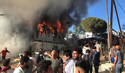 Τραγωδία στη Μόρια με δύο απανθρακωμένα πτώματα. Το ένα ανήκει σε παιδί  (pics/vid)