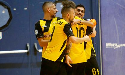 Νίκες για ΑΕΚ και Παναθηναϊκό στο futsal
