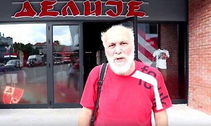 Ο Μπάμπης Χριστόγλου στο Βελιγράδι με τον Ολυμπιακό (video)