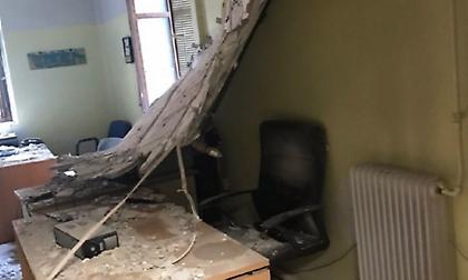 Θεσσαλονίκη: Κατέρρευσε οροφή στο τμήμα Πληροφορικής του «Ιπποκρατείου» νοσοκομείου
