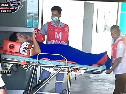 Ατύχημα ο Μάρκεθ, μεταφέρθηκε στο νοσοκομείο (video)