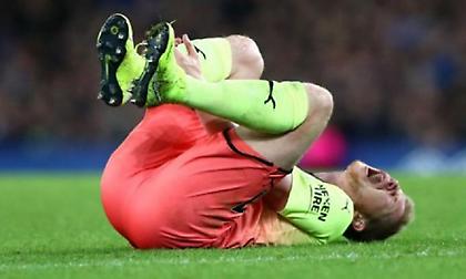 Ξανά εκτός ο Ντε Μπρούινε για Σίτι