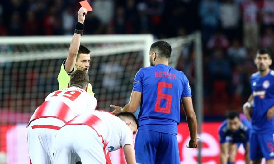Μπενζιά: «Δεν άξιζα τη δεύτερη κίτρινη κάρτα στο Βελιγράδι»