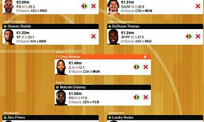 Euroleague Fantasy: Σαρώσαμε στο ξεκίνημα, πάμε για καλύτερη συνέχεια!