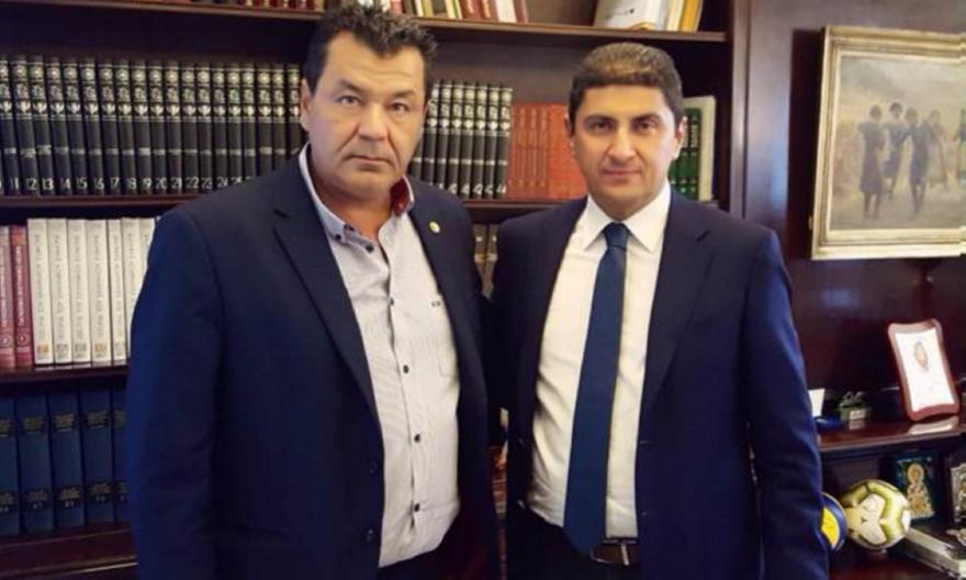 Συνάντηση Αυγενάκη με τον Δήμαρχο Φυλής για το γήπεδο της ΑΕΚ