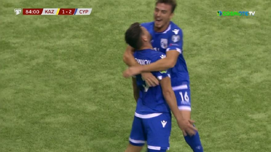 Τα highlights από τη νίκη της Κύπρου στην έδρα του Καζακστάν
