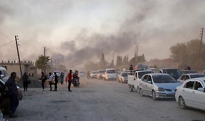 LIVE: Δείτε εικόνα από τους βομβαρδισμούς στη Συρία