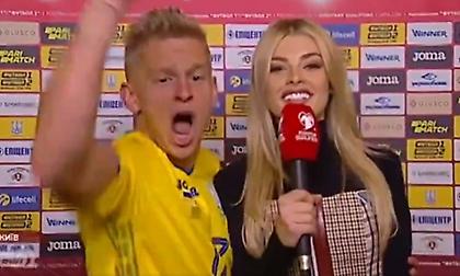 Τρελάθηκε με την πρόκριση της Ουκρανίας ο Ζιντσένσκο (video)