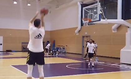 Ο Ρούντι έβαλε 22 σερί τρίποντα στην προπόνηση της Ρεάλ (video)