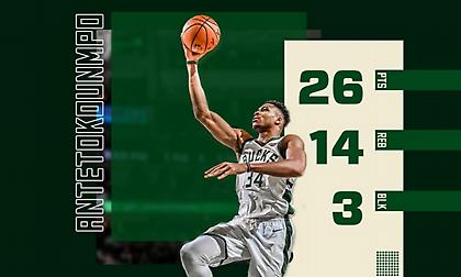 Τρομερός Γιάννης, αήττητοι οι Μπακς στα φιλικά μετά από 22 χρόνια (video)