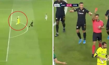 Τερματοφύλακας στην Τουρκία αποβλήθηκε στα 13 δευτερόλεπτα (video)