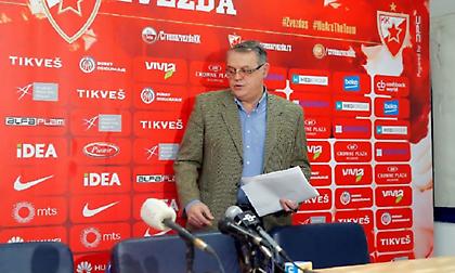 Πρόεδρος Ερυθρού Αστέρα: «Ο Τόμιτς έλυσε τη συνεργασία του με την ομάδα»