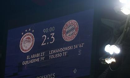 H βαθμολογία στον όμιλο του Ολυμπιακού