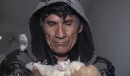 Ο Περουβιανός που έχει ως κατοικίδια χιλιάδες αρουραίους