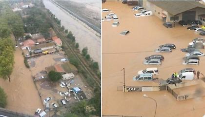 Ισπανία: Ένας νεκρός και 4 αγνοούμενοι στις πλημμύρες που σαρώνουν την Καταλονία