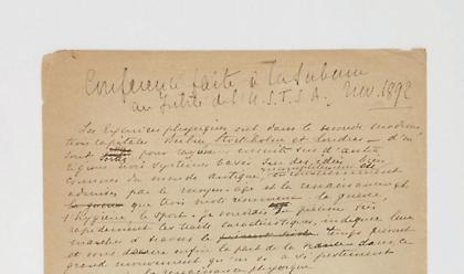 Σε δημοπρασία το χειρόγραφο-μανιφέστο του Ντε Κουμπερτέν για τους Ολυμπιακούς Αγώνες