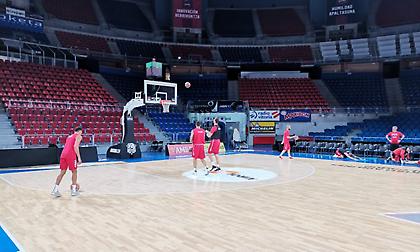 H προπόνηση του Ολυμπιακού στη Βιτόρια (pics-video)