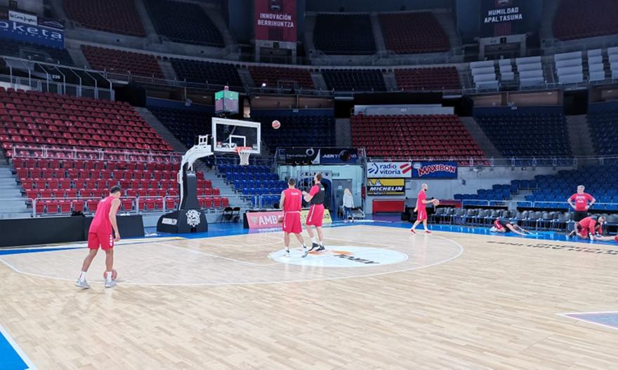 H προπόνηση του Ολυμπιακού στη Βιτόρια (pics-video)