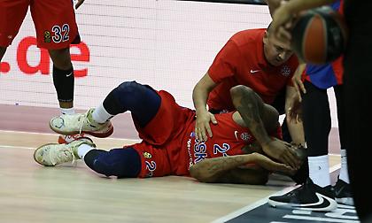 Σοκ για ΤΣΣΚΑ: Ρήξη χιαστού ο Κλάιμπερν, χάνει σχεδόν όλη τη σεζόν