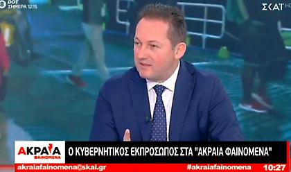 Πέτσας στον ΣΚΑΪ: Ψεύτικη η δήλωση Τσαβούσογλου για τους πρόσφυγες