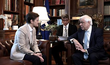 Παυλόπουλος: Η Ελλάδα στηρίζει την ευρωπαϊκή προοπτική της Σερβίας