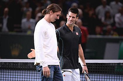 Ο Τζόκοβιτς τα έκανε θάλασσα στο Matrix Challenge του Ζλάταν (video)