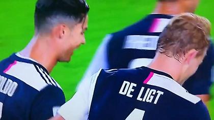 Το «κάλμα» του Κριστιάνο Ρονάλντο στον Ντε Λιχτ (video)