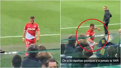 Αποβλήθηκε και... έσπασε το VAR ο Αγκιλάρ (video)