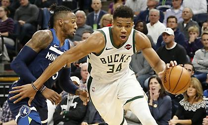 Ισοπέδωσε και τους Τίμπεργουλβς ο Γιάννης