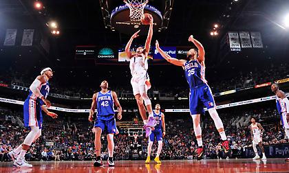 Γκρέμισαν το αήττητο των Σίξερς οι Σανς