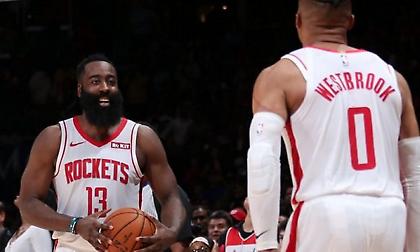 Ρόκετς: Το «πείραμα» Χάρντεν-Ουέστμπρουκ δεν ξεκίνησε καλά (vids)