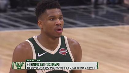 Σπάει τα κοντέρ στο NBA ο Αντετοκούνμπο!