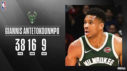 Η νέα τρομερή εμφάνιση του «Greek Freak» στο Λος Άντζελες (video)