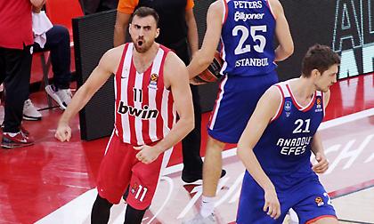 LIVE: Ολυμπιακός-Αναντολού Εφές 67-86 (Τελικό)